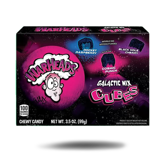 Warheads Galactic Mix Cubes (99g)