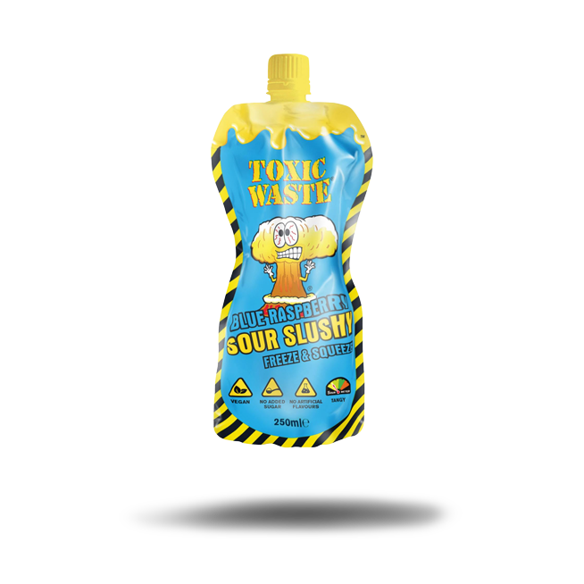 Toxic Waste Slush Blue Raspberry (250ml)