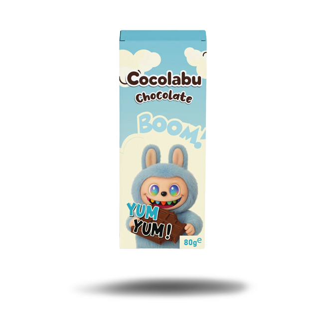 Cocolabu Chocolate Boom! Yum Yum! - Weiße Schokolade Angel Hair mit Pistaziencremefüllung (80g)