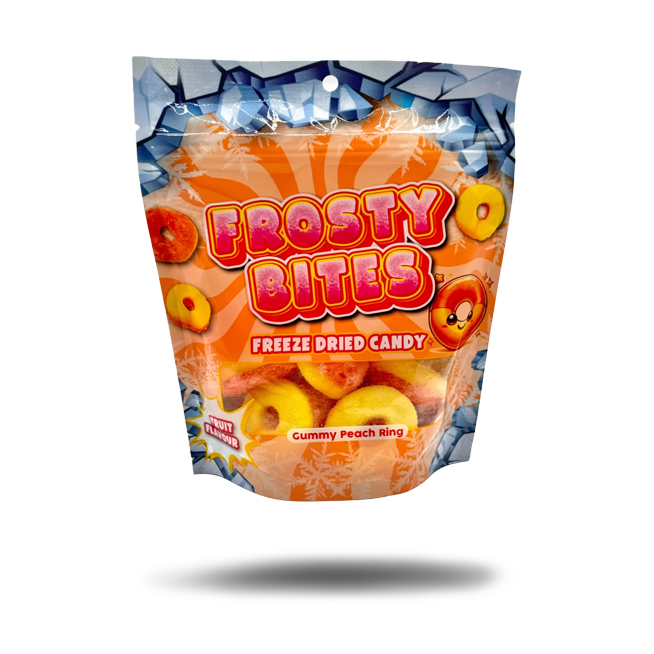 Frosty Bites Peach Rings (50g)