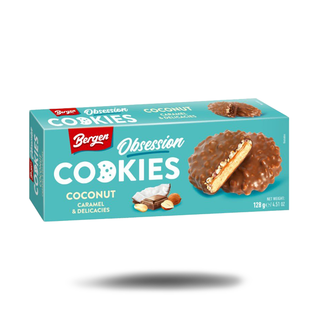 Bergen Obsession Cookies Coconut Caramel & Delicacies (128g)