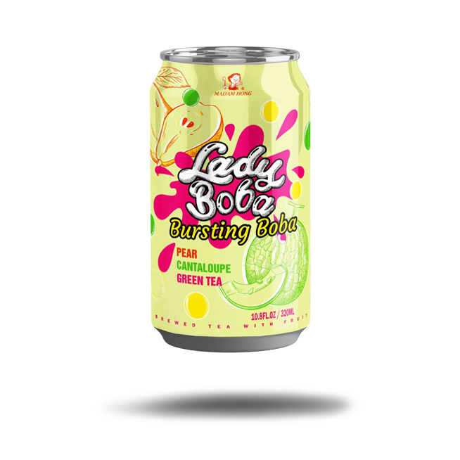 Madam Hong Bubble Tea Pear Melone Green Tea (320ml)