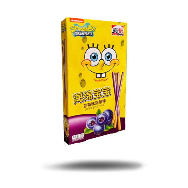 Spongebob Squarepants Schokosticks Blaubeere (48g)