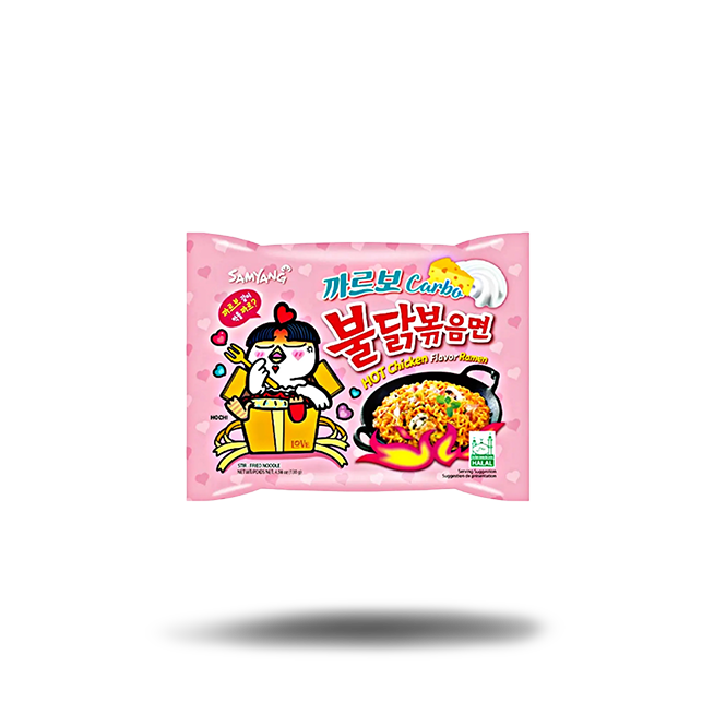 Buldak Hot Chicken Carbonara (130g) - Candytraum