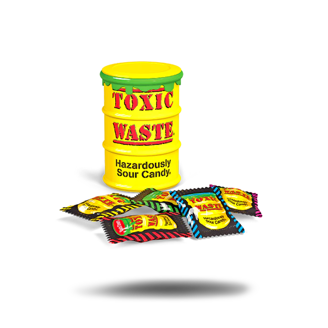 Toxic Waste Hazardously Sour Candy Drum (42g) - Candytraum