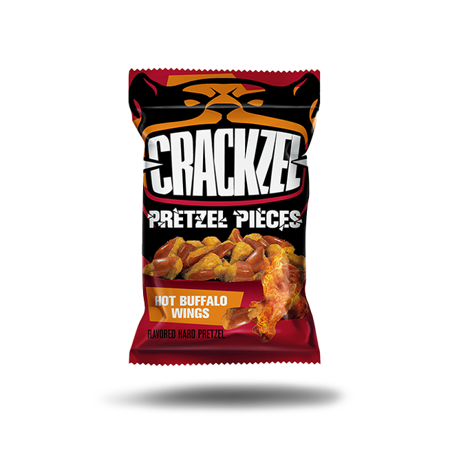 Crackzel Pretzel Pieces - Hot Buffalo Wings (85g) - Candytraum