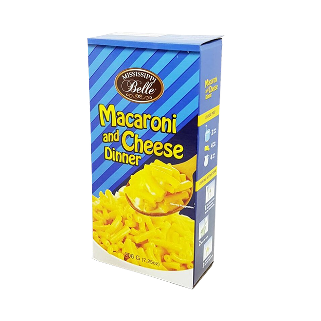 Mississippi Belle Macaroni & Cheese Dinner (206g) - Candytraum