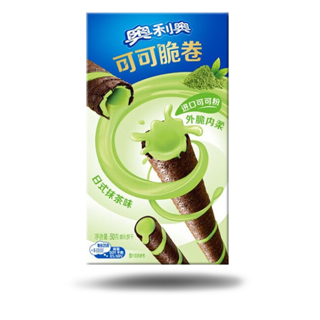 Oreo Cocoa Crisp Roll Matcha (50g) - Candytraum