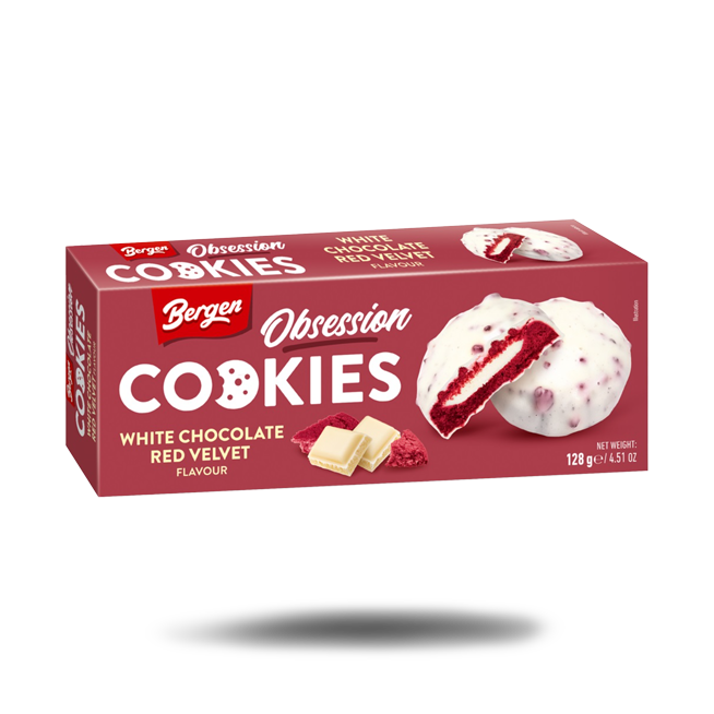 Bergen Red Velvet Cookies (128g)