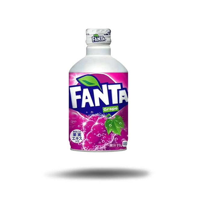 Fanta Grape Japan Metal Bottle (300ml) - Candytraum