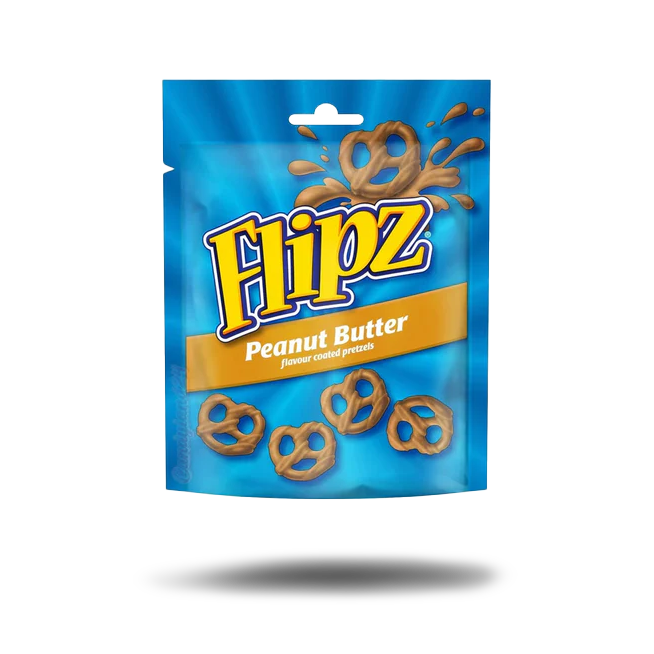 Flipz Peanut Butter Flavour Coated Pretzels (90g)