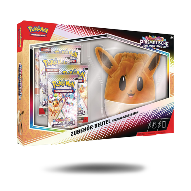 Pokémon Spezial-Kollektion – Prismatische Entwicklungen: Zubehör-Beutel - Deutsch/Englisch