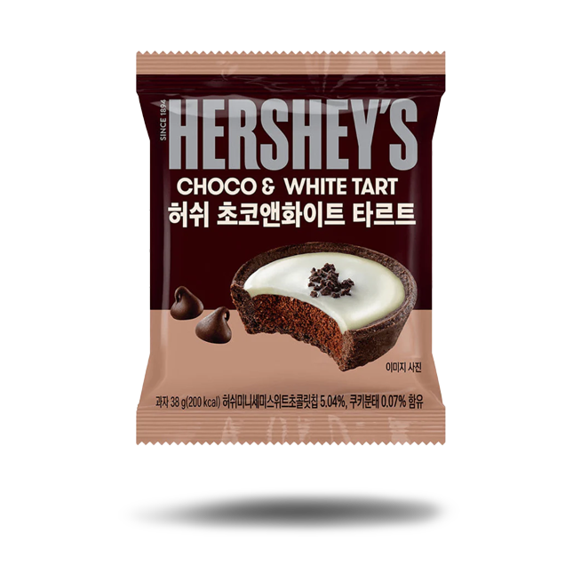 Hersheys Choco & White Tart (38g) MHD 05.30.2024