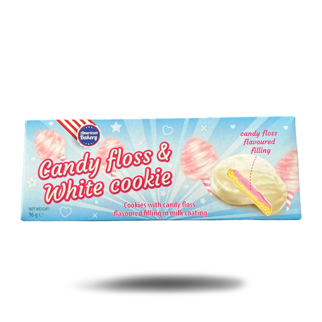 American Bakery Candy floss & White Cookie (96g) - Candytraum