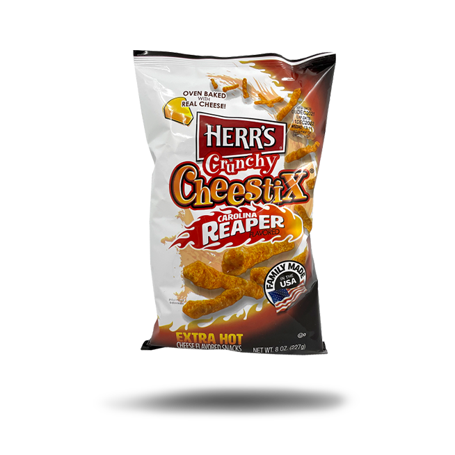 Herr's Crunchy Cheestix Carolina Reaper (227g)