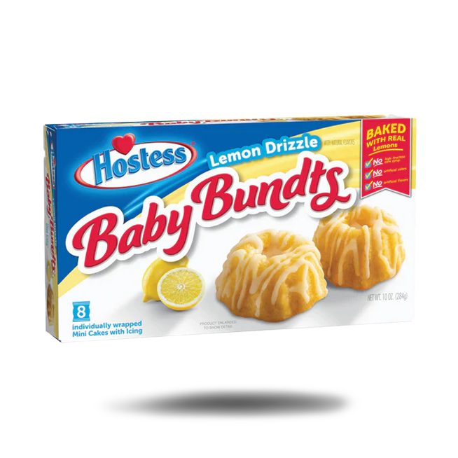 Hostess Baby Bundts Lemon Drizzle (284g)