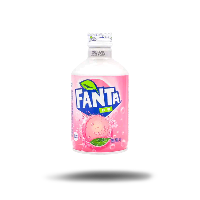Fanta White Peach Japan Metal Bottle (300ml) - Candytraum