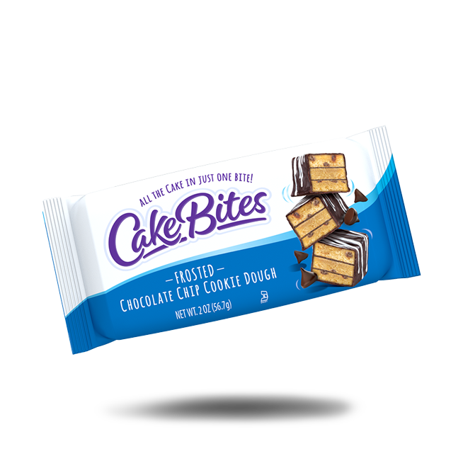 Cake Bites Frosted Chocolate Chip Cookie Dough (60g)