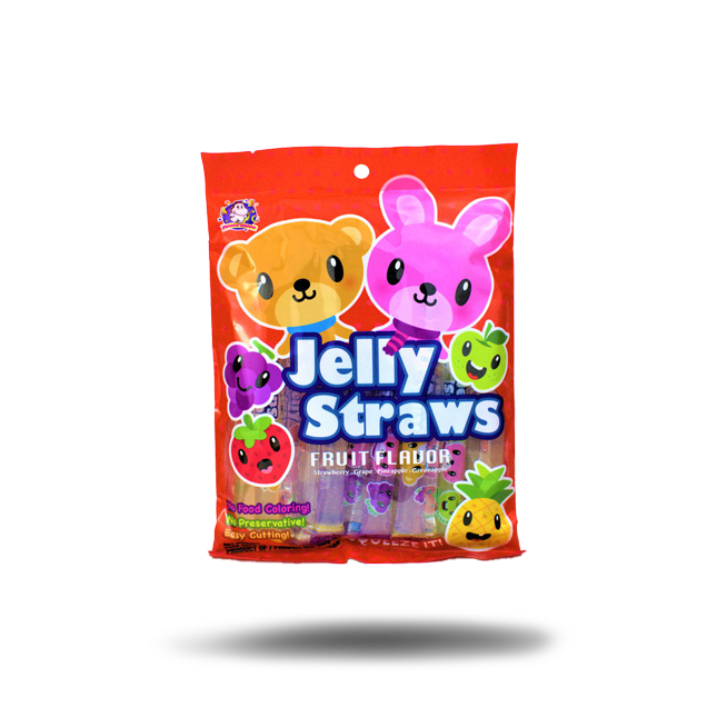 Bear and Bunny Jelly Straw (300g) - Candytraum