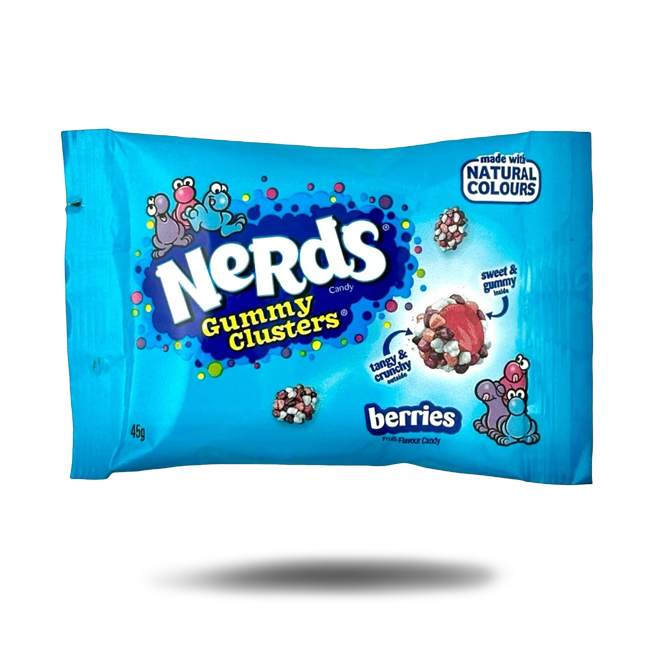 Nerds Gummy Cluster Berries Blue Bag (45g)