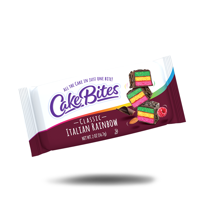 Cake Bites Italian Rainbow (60g)