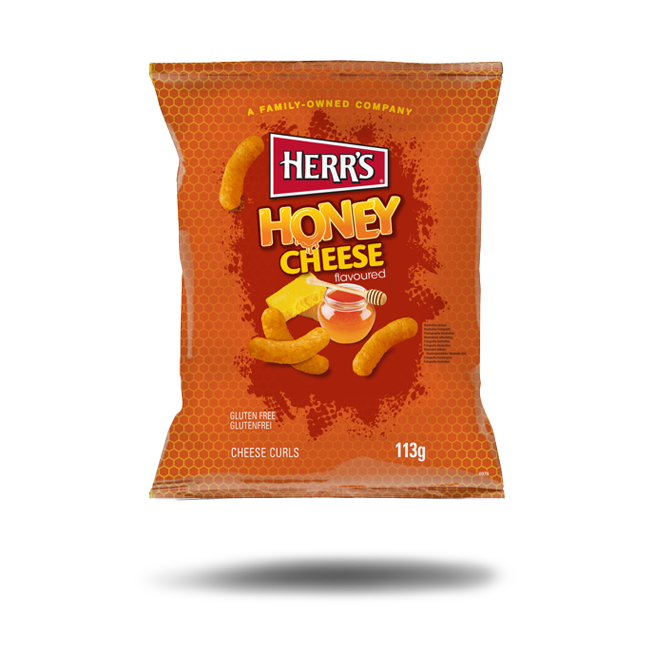 Herr's Honey Cheese flavored Curls (113g)