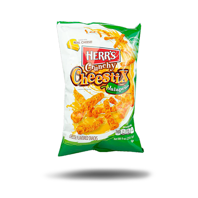 Herr's Crunchy Cheestix Jalapeno (255g)