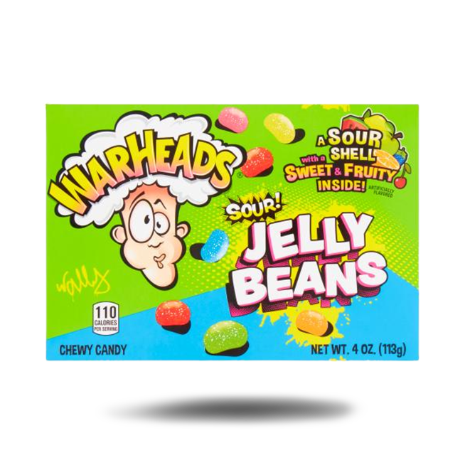 Warheads Sour Jelly Beans (113g) - Candytraum