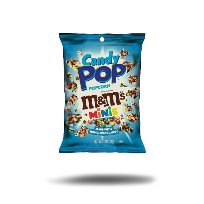 Candy Pop Popcorn M&M's minis (28g) - Candytraum