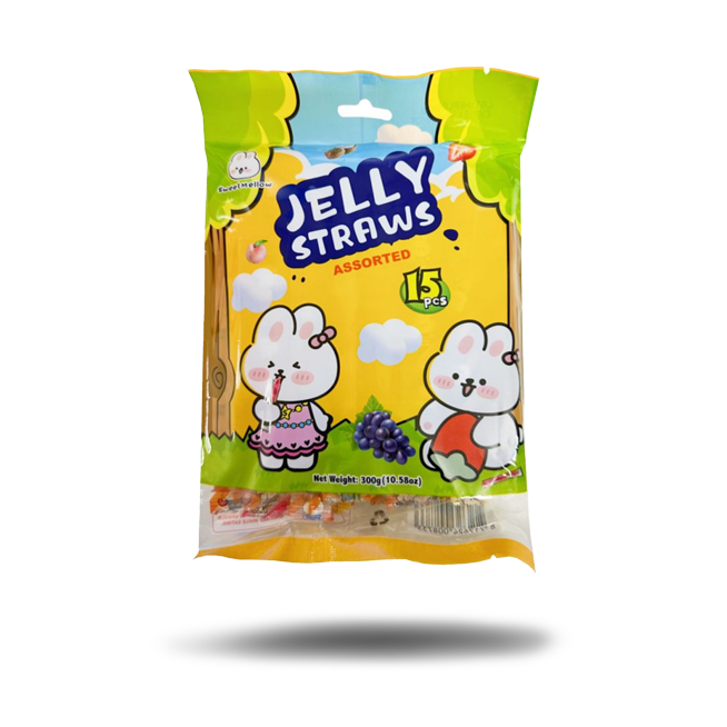 Sweet Mellow Jelly Straws (300g)