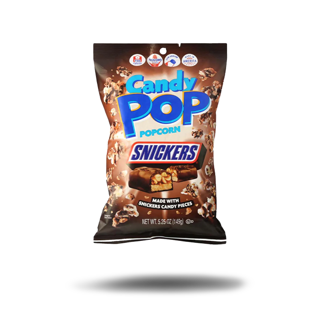 Candy Pop Popcorn Snickers (149g) - Candytraum