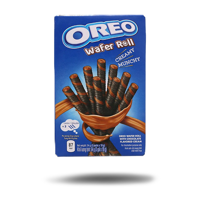 Oreo Wafer Roll Chocolate (54g) - Candytraum