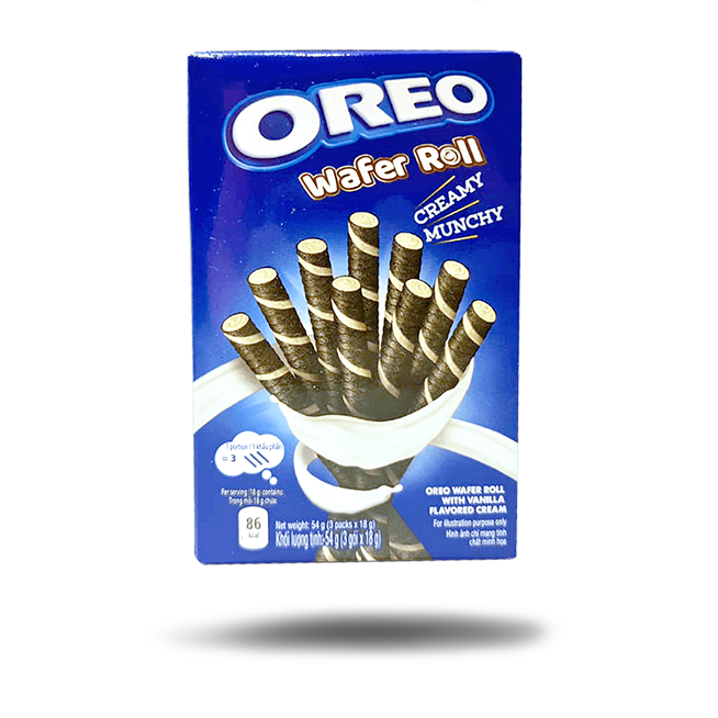 Oreo Wafer Roll Vanilla (54g) - Candytraum